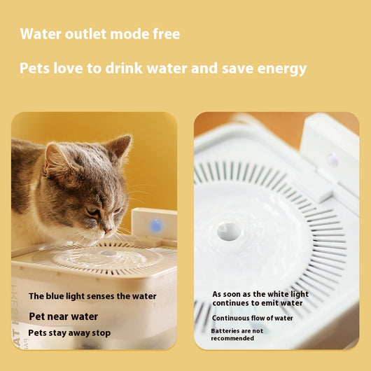 Dispensador de Agua Inteligente con Inducción Inalámbrica para Mascotas - Image 3