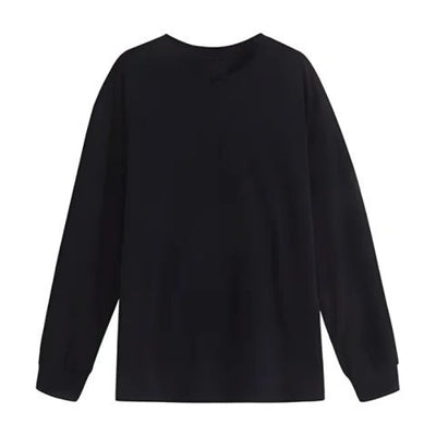 Blusa Larga Blanca Ajustada Estilo Coreano para Mujer - Algodón con Cordón - Image 9
