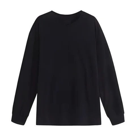 Blusa Larga Blanca Ajustada Estilo Coreano para Mujer - Algodón con Cordón - Image 9