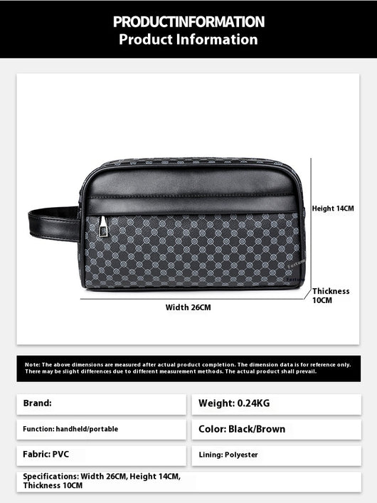 Cartera Vintage para Hombre con Estampado Artístico - Image 8