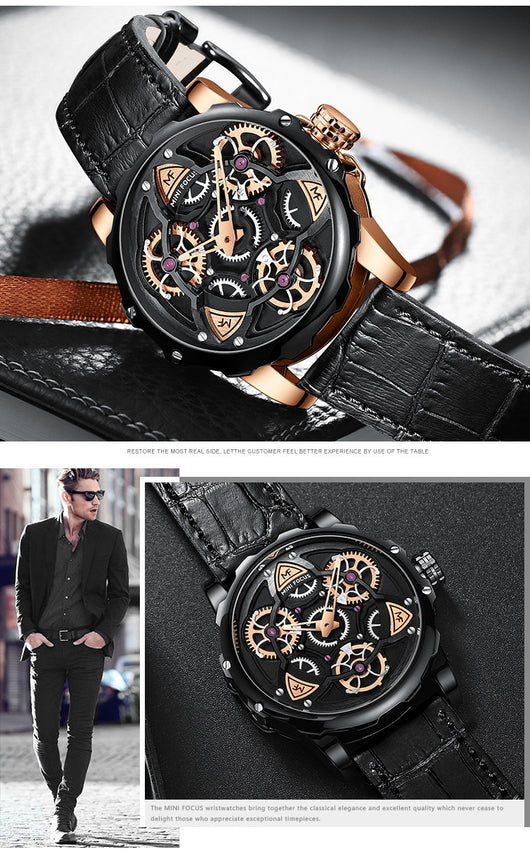 Reloj Casual para Hombre con Correa Hueca - Image 22