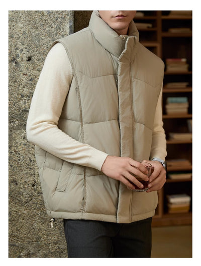 Chaqueta de Negocios Casual para Hombre con Cuello Alto y Abrigo Grueso - Image 16