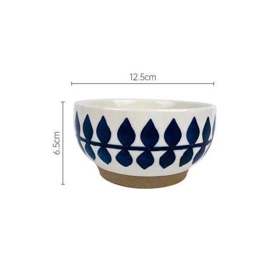 Tazón de Cerámica Azul Gota de Lluvia - Diseño Nórdico Japonés - Image 11
