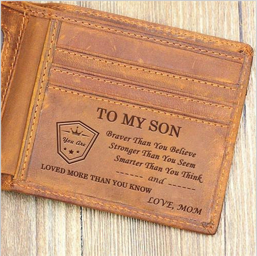Billetera de Cuero para Hombre con Grabado Láser Personalizado - Image 10