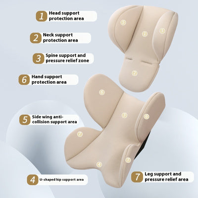 Cojín de Seguridad con Soporte Lumbar para Asiento Infantil - Image 3