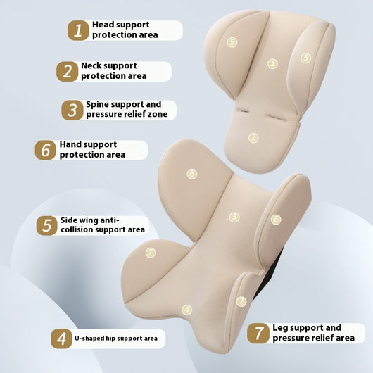 Cojín de Seguridad con Soporte Lumbar para Asiento Infantil - Image 3