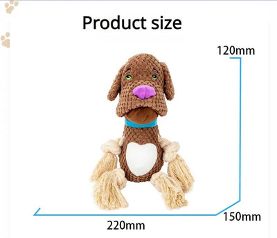 Juguete Interactivo para Perros con Sonidos y Cuerda de Algodón Resistente - Image 7