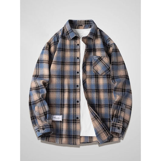 Camisa de Cuadros Manga Larga para Hombre - Marca Americana - Image 2