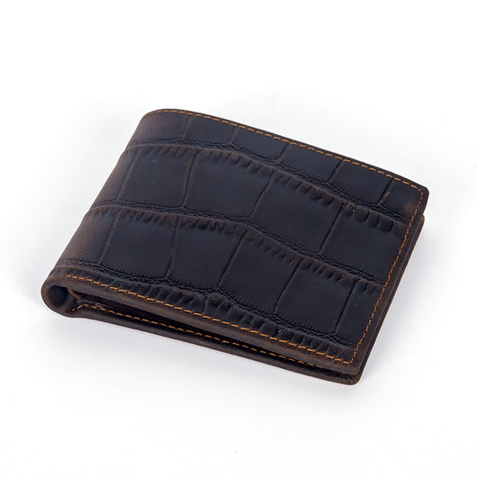 Cartera de Cuero Vacuno Primera Capa Horizontal Plateada - Image 4