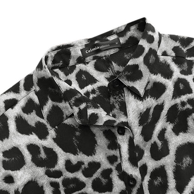 Pantalón Casual Retro de Mujer con Botones y Manga Corta - Image 21