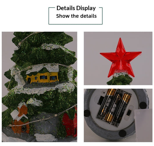Caja de Música Árbol de Navidad Luminoso con Decoración Sonora - Image 15