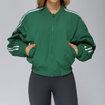 Chaqueta Térmica Deportiva con Bolsillos y Cierre