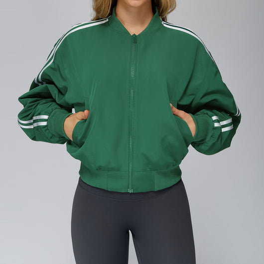 Chaqueta Térmica Deportiva con Bolsillos y Cierre