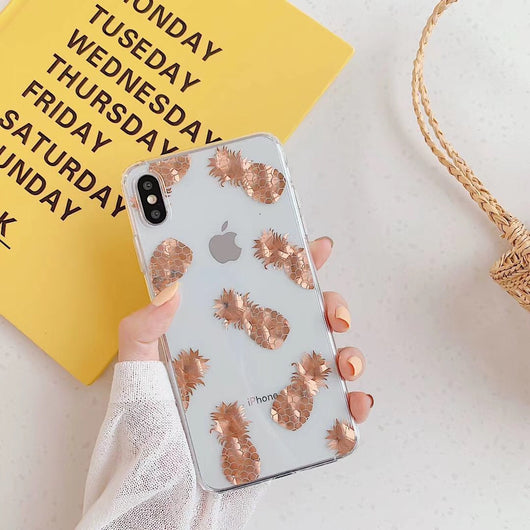 Funda para celular con diseño de piña bronceada - Image 38