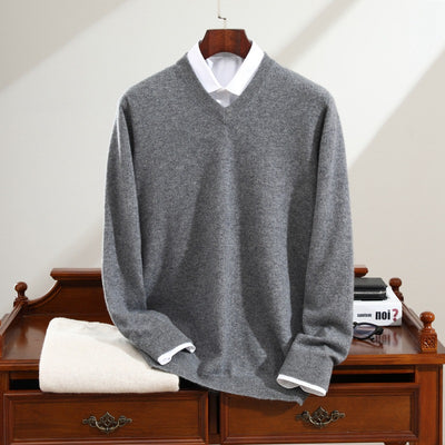 Suéter Base de Cachemira Pura para Hombre - Image 5
