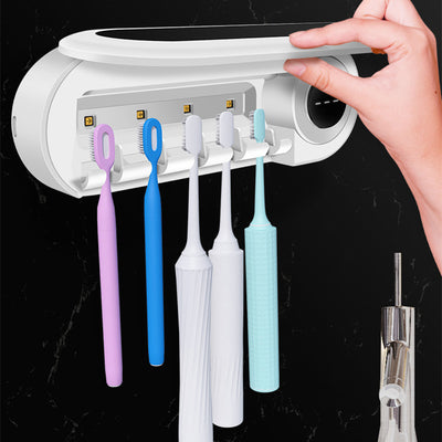 Dispensador de Pasta Dental con Esterilizador UV y Soporte de Cepillo de Pared - Image 3