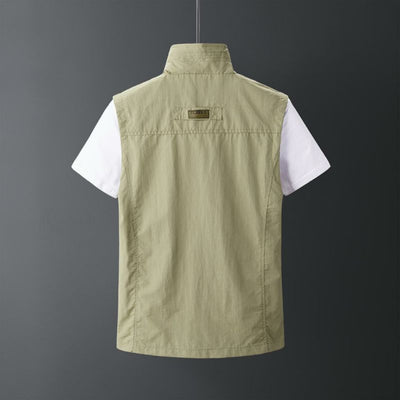 Chaleco de Piel de Conejo para Hombre - Abrigo Casual Outdoor - Image 16