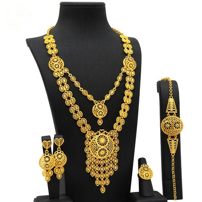 Conjunto de Joyas para Boda: Collar, Pulsera, Anillo y Aretes - Image 7