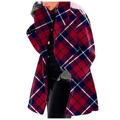 Chaqueta de Lana Estampada para Mujer - Image 12