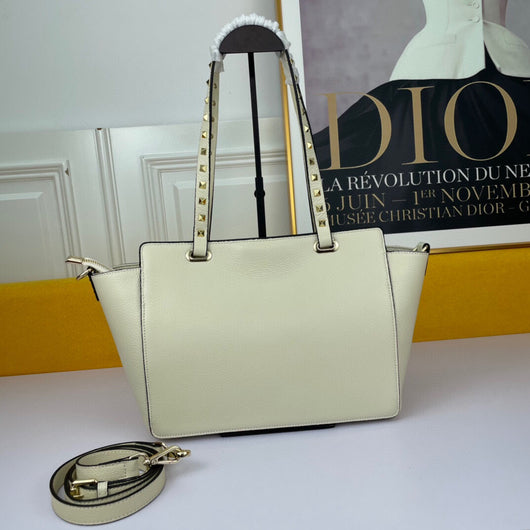 Bolsa de Compras Cuero Texturizado con Cierre Triangular y Remaches - Image 21