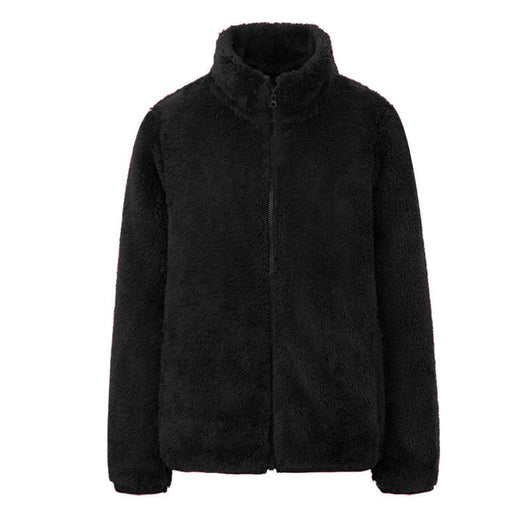Abrigo de Invierno con Cuello Alto y Forro Polar Reversible Coral Cashmere - Image 10