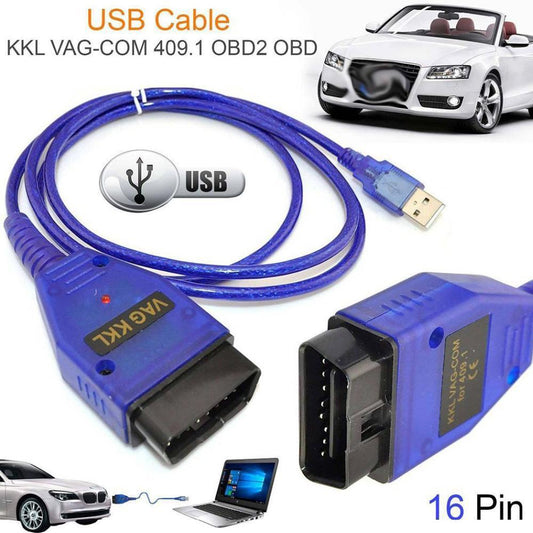 Cable de Detección USB VAG409.1 para Diagnóstico Automotriz
