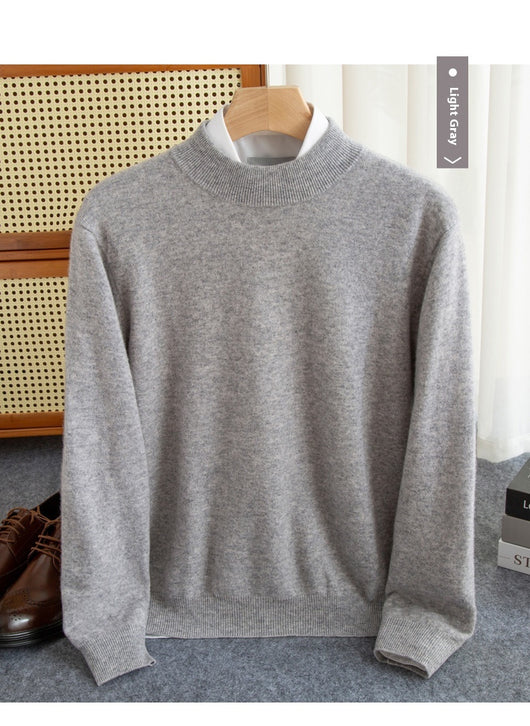 Suéter de Cuello Medio en Lana para Hombre - Image 48