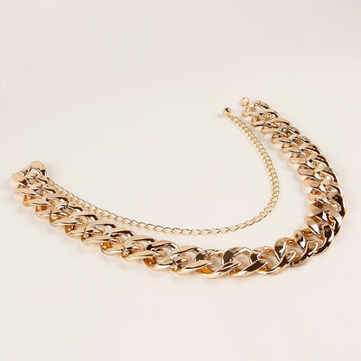 Cinturón de Cadena Gruesa Retro Punk - Accesorio de Moda Versátil Europeo - Image 5