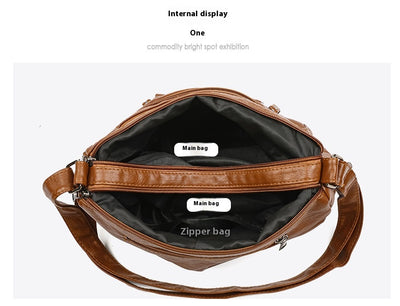 Bolso de Cuero Genuino para Mujer con Gran Capacidad - Image 13