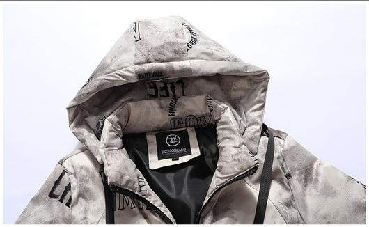 Chaqueta de Invierno para Hombre con Patrón de Terciopelo - Image 11