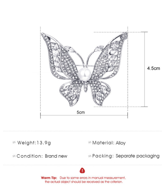 Broche Mariposa con Diamantes - Joyería de Alta Calidad - Image 2
