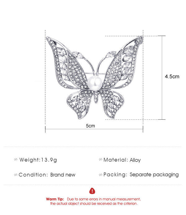 Broche Mariposa con Diamantes - Joyería de Alta Calidad - Image 2