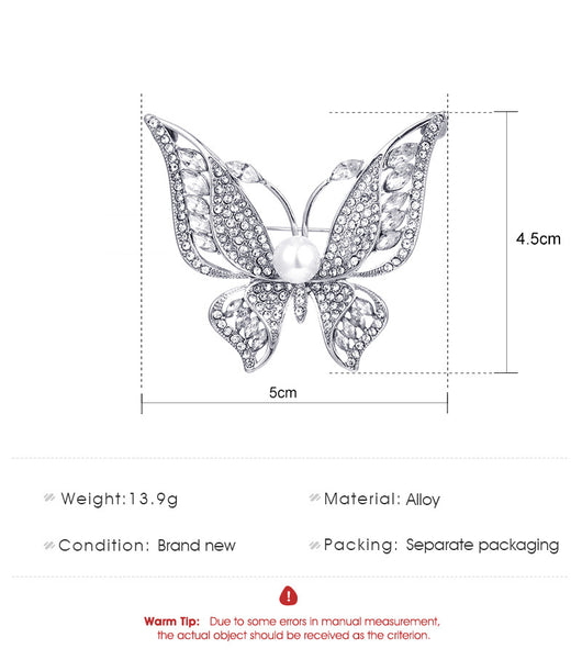 Broche Mariposa con Diamantes - Joyería de Alta Calidad - Image 2