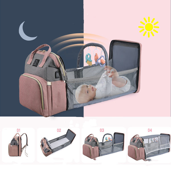 Mochila Térmica para Mamá con Gran Capacidad - Bolsa Aislante para Biberones y Alimentos