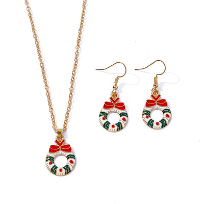 Aretes Navideños Coreanos de Moda - Diseño Versátil para Todas las Ocasiones - Image 2