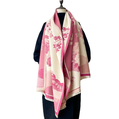Bufanda de Oficina Invierno Cashmere Shanshui Huanyu - Calidez Profesional - Image 12
