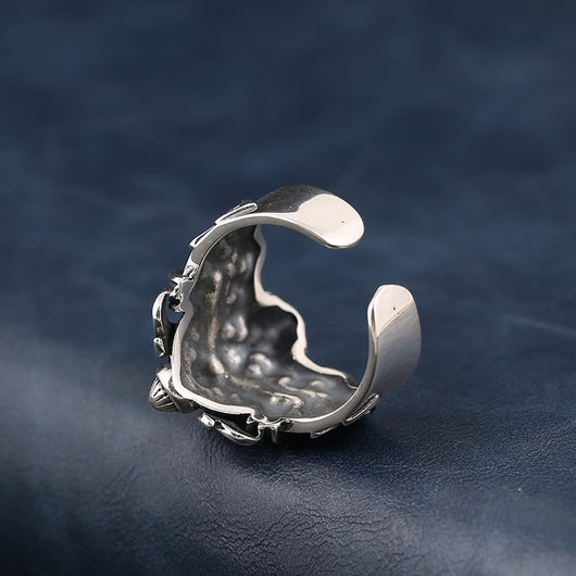 Anillo de Plata Esterlina Gato Macho - Image 10