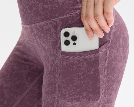 Pantalones Deportivos Ajustados Cintura Alta Levanta Glúteos Secado Rápido - Image 10