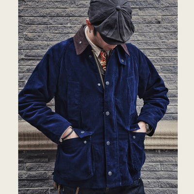 Abrigo Trench Vintage en Pana Estilo Maillard - Image 4