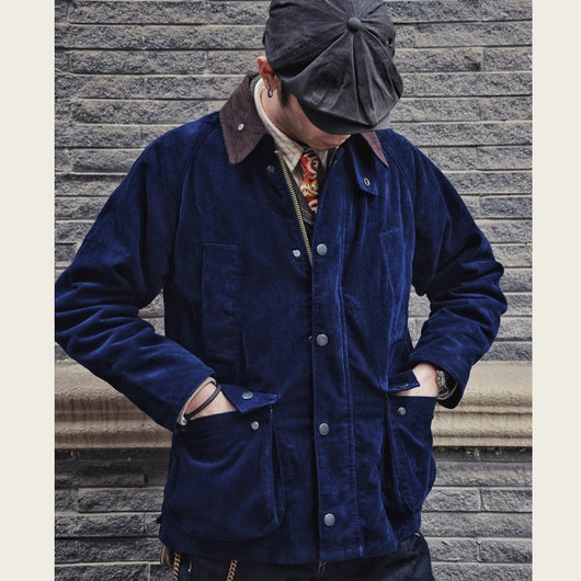 Abrigo Trench Vintage en Pana Estilo Maillard - Image 4