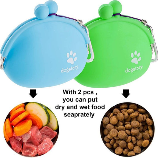 Bolsa de Silicona para Snacks de Mascotas - Colores Sólidos - Image 3