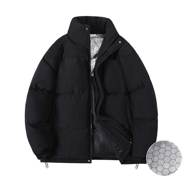 Chaqueta Acolchada Graphene para Parejas - Abrigo Cálido Oversized de Algodón
