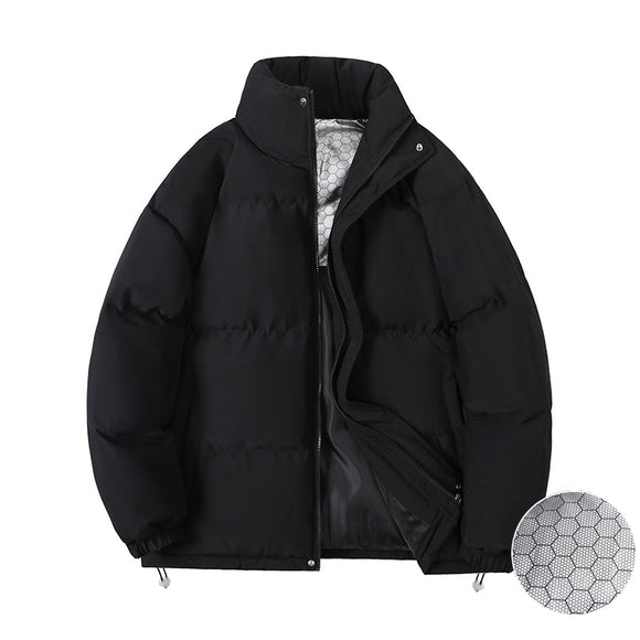 Chaqueta Acolchada Graphene para Parejas - Abrigo Cálido Oversized de Algodón
