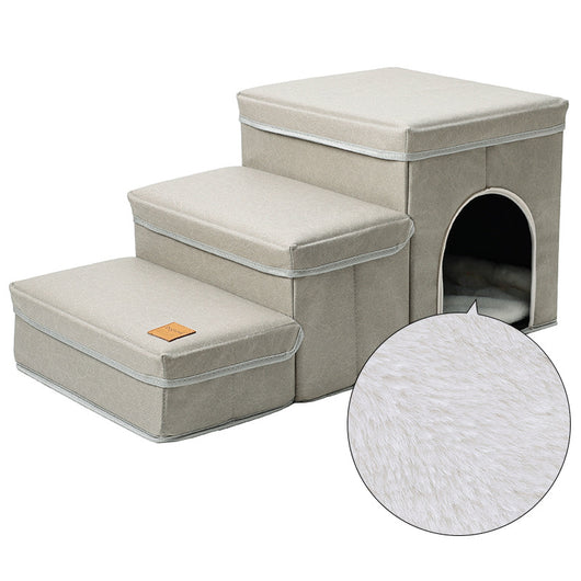 Cama Elevada Multifuncional para Mascotas con Escaleras - Image 5