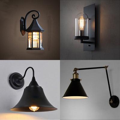 Lámpara de Pared Industrial en Hierro Forjado Estilo Loft - Image 6