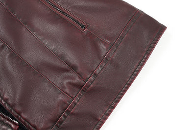 Chaqueta de Cuero PU para Hombre - Primavera y Otoño - Image 15