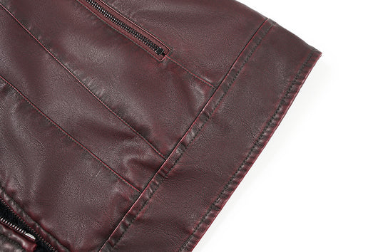 Chaqueta de Cuero PU para Hombre - Primavera y Otoño - Image 15