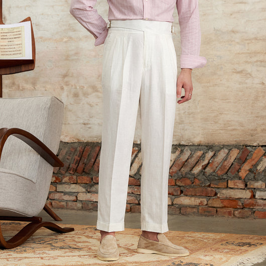 Pantalón Recto de Talle Alto en Tencel Algodón - Cómodo y Transpirable - Image 6