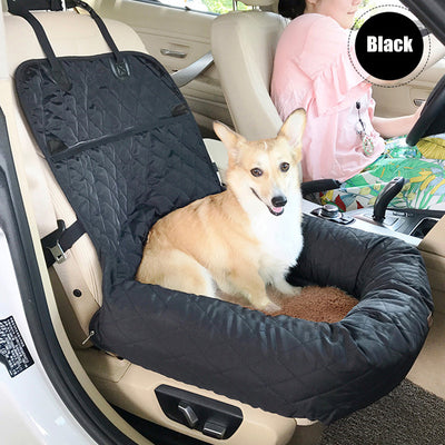 Transportín y Cama de Auto 2 en 1 para Mascotas - Colchoneta Acolchada Plegable - Image 17
