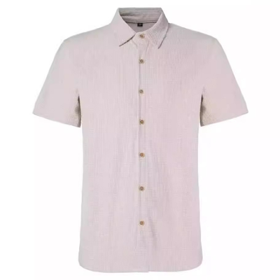 Camisa Casual Suelta a Cuadros de Manga Corta para Hombre - Image 2